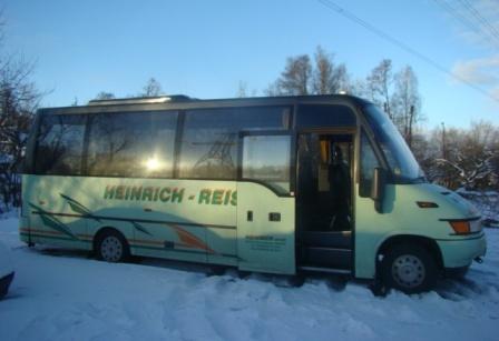 Minibus rental (with driver) Madrid, Spain Iveco 25 seats
